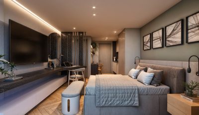 Apartamento, 1 quarto, 32 m² - Foto 1