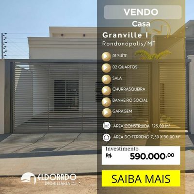 Casa, 3 quartos - Foto 1