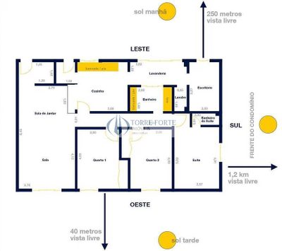 Apartamento, 3 quartos, 129 m² - Foto 2