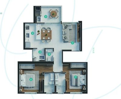 Apartamento, 2 quartos, 83 m² - Foto 5