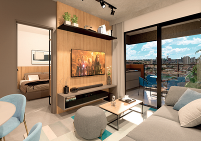 Apartamento, 1 quarto, 47 m² - Foto 1
