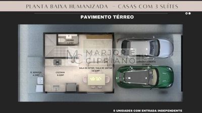 Casa, 3 quartos, 105 m² - Foto 3