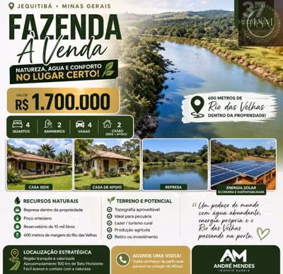 Fazenda, 37 hectares - Foto 1