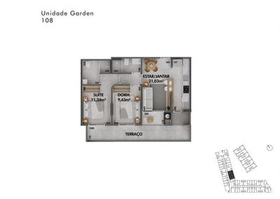 Apartamento, 2 quartos, 80 m² - Foto 1