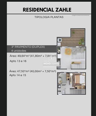 Apartamento, 2 quartos, 41 m² - Foto 2