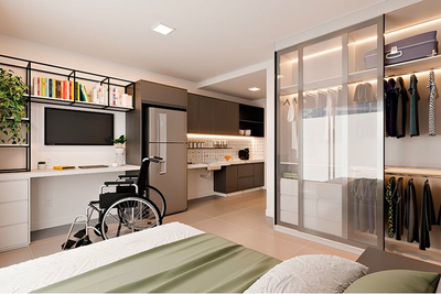 Apartamento, 1 quarto, 25 m² - Foto 2