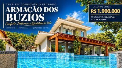 Casa de Condomínio, 4 quartos - Foto 1
