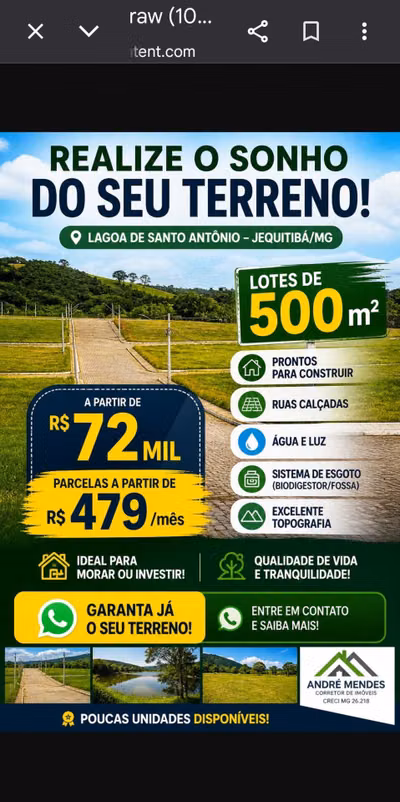 Terreno, 500 m² - Foto 1