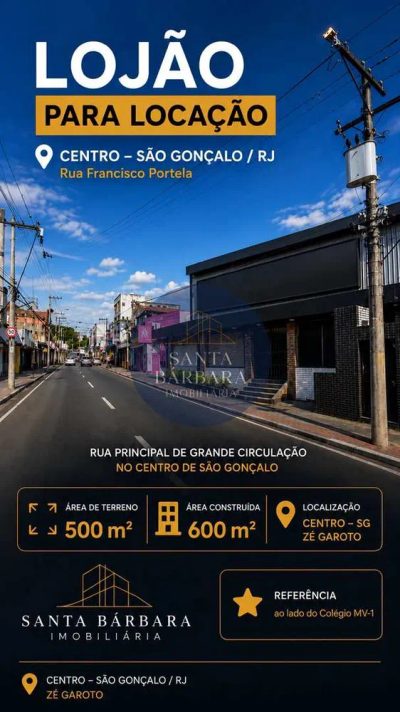 Loja-Salão, 500 m² - Foto 2