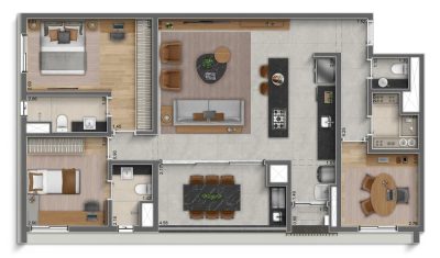 Apartamento, 3 quartos, 122 m² - Foto 4