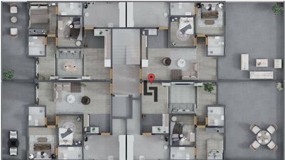 Apartamento, 2 quartos, 49 m² - Foto 3