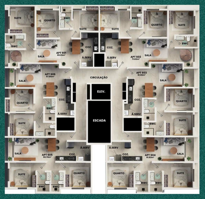 Cobertura, 3 quartos, 100 m² - Foto 2