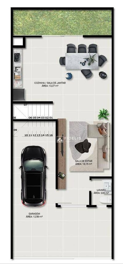 Sobrado, 3 quartos, 100 m² - Foto 3