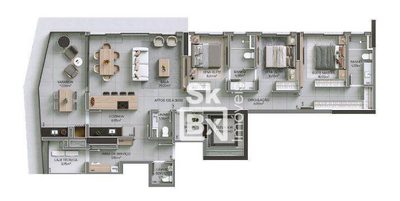 Apartamento, 3 quartos, 137 m² - Foto 5