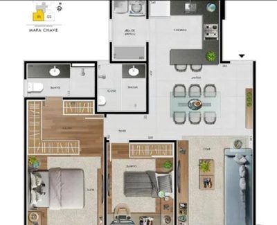 Apartamento, 2 quartos, 70 m² - Foto 5