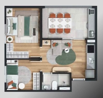 Apartamento, 1 quarto, 25 m² - Foto 4