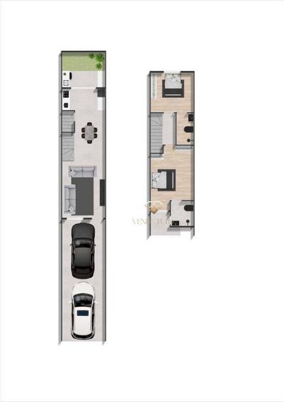 Sobrado, 2 quartos, 80 m² - Foto 3