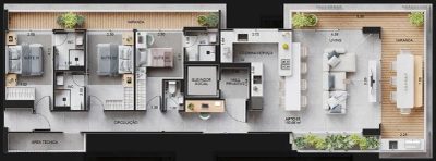 Apartamento, 3 quartos, 151 m² - Foto 4