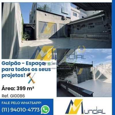 Depósito-Galpão, 399 m² - Foto 3