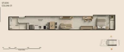 Apartamento, 1 quarto, 40 m² - Foto 4