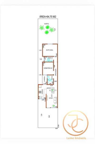 Casa, 2 quartos - Foto 5