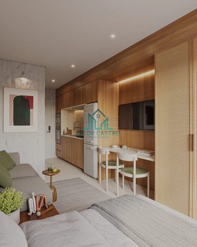 Apartamento, 1 quarto, 19 m² - Foto 2