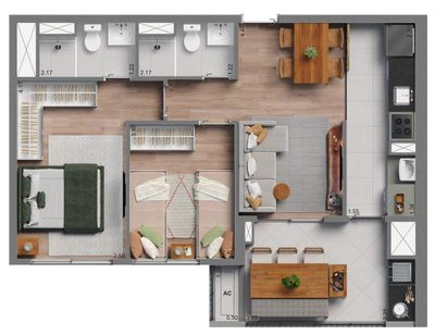 Casa, 3 quartos, 134 m² - Foto 5