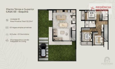 Casa de Condomínio, 3 quartos - Foto 5