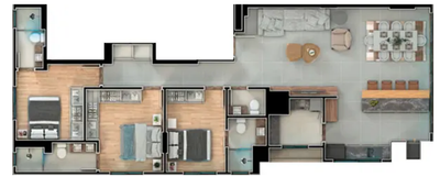Apartamento, 3 quartos, 199 m² - Foto 3