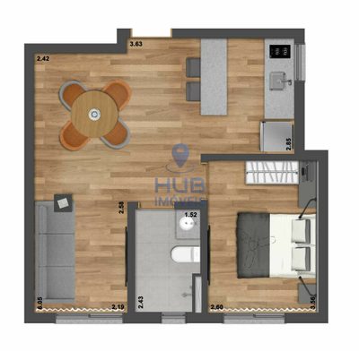 Apartamento, 1 quarto, 45 m² - Foto 4