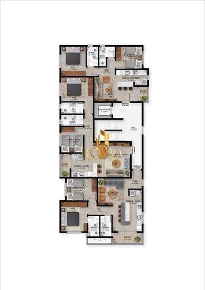 Apartamento, 2 quartos, 72 m² - Foto 2