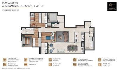 Apartamento, 3 quartos, 142 m² - Foto 3