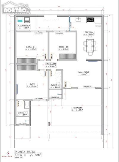Casa, 4 quartos, 122 m² - Foto 3