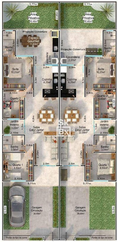 Casa, 3 quartos, 76 m² - Foto 3