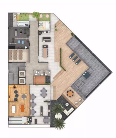 Apartamento, 2 quartos, 71 m² - Foto 2