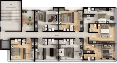 Apartamento, 1 quarto, 24 m² - Foto 2