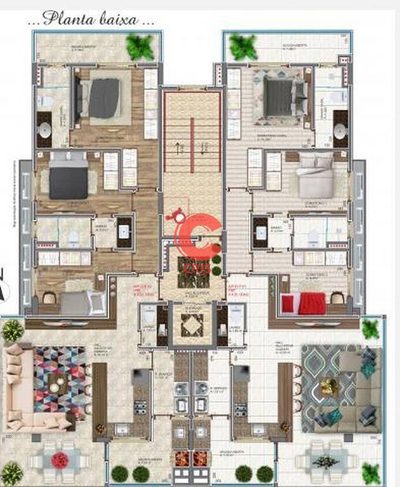 Apartamento, 3 quartos, 122 m² - Foto 1