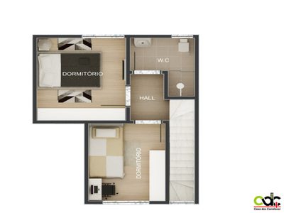 Casa, 2 quartos, 71 m² - Foto 3