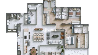 Apartamento, 3 quartos, 193 m² - Foto 3