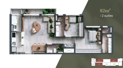 Apartamento, 3 quartos, 82 m² - Foto 4