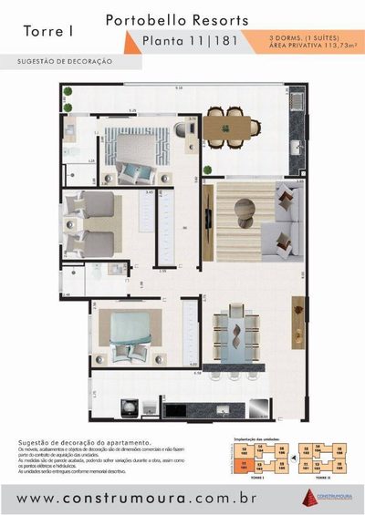 Apartamento, 3 quartos, 113 m² - Foto 2