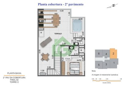 Cobertura, 3 quartos, 131 m² - Foto 3