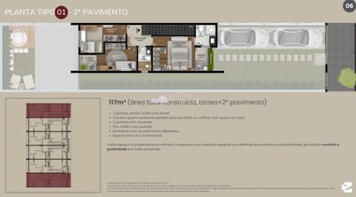 Casa, 3 quartos, 122 m² - Foto 3