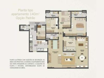 Apartamento, 3 quartos, 140 m² - Foto 4