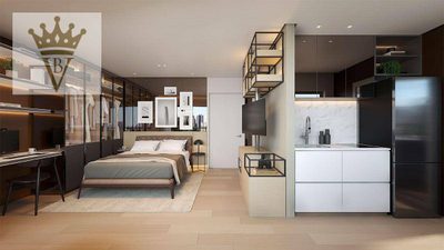 Kitnet-Studio, 34 m² - Foto 1