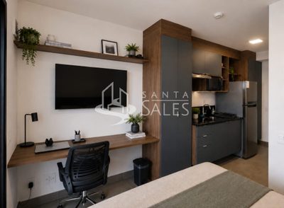 Apartamento, 1 quarto, 27 m² - Foto 1