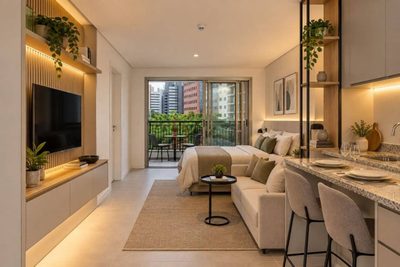 Apartamento, 1 quarto, 30 m² - Foto 1