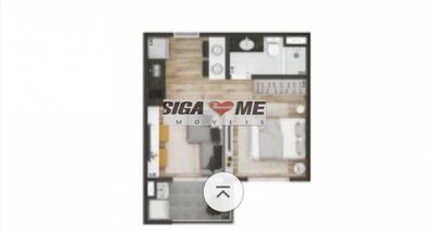 Apartamento, 1 quarto, 26 m² - Foto 2