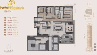 Apartamento, 153 m² - Foto 2