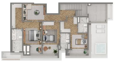Apartamento, 4 quartos, 177 m² - Foto 4